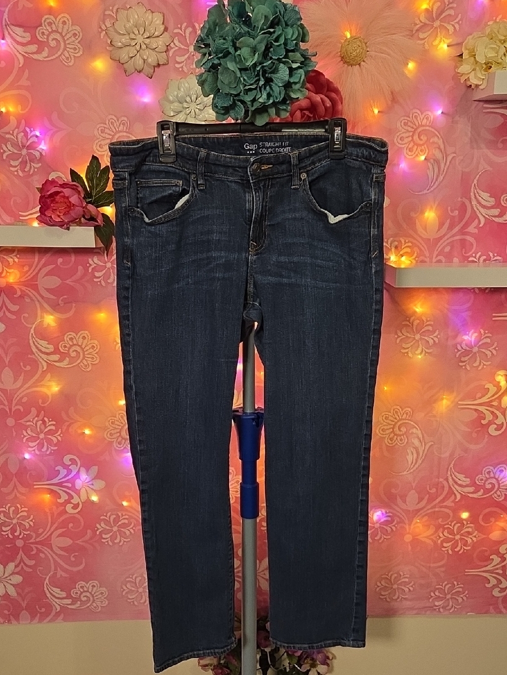 GAP Indigo Straight-Leg Jeans